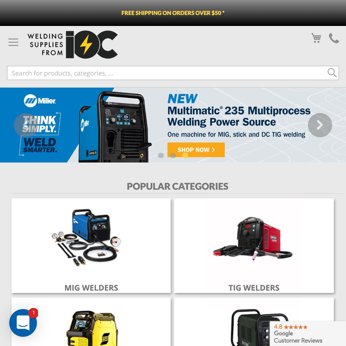 Welding Supplies From IOC