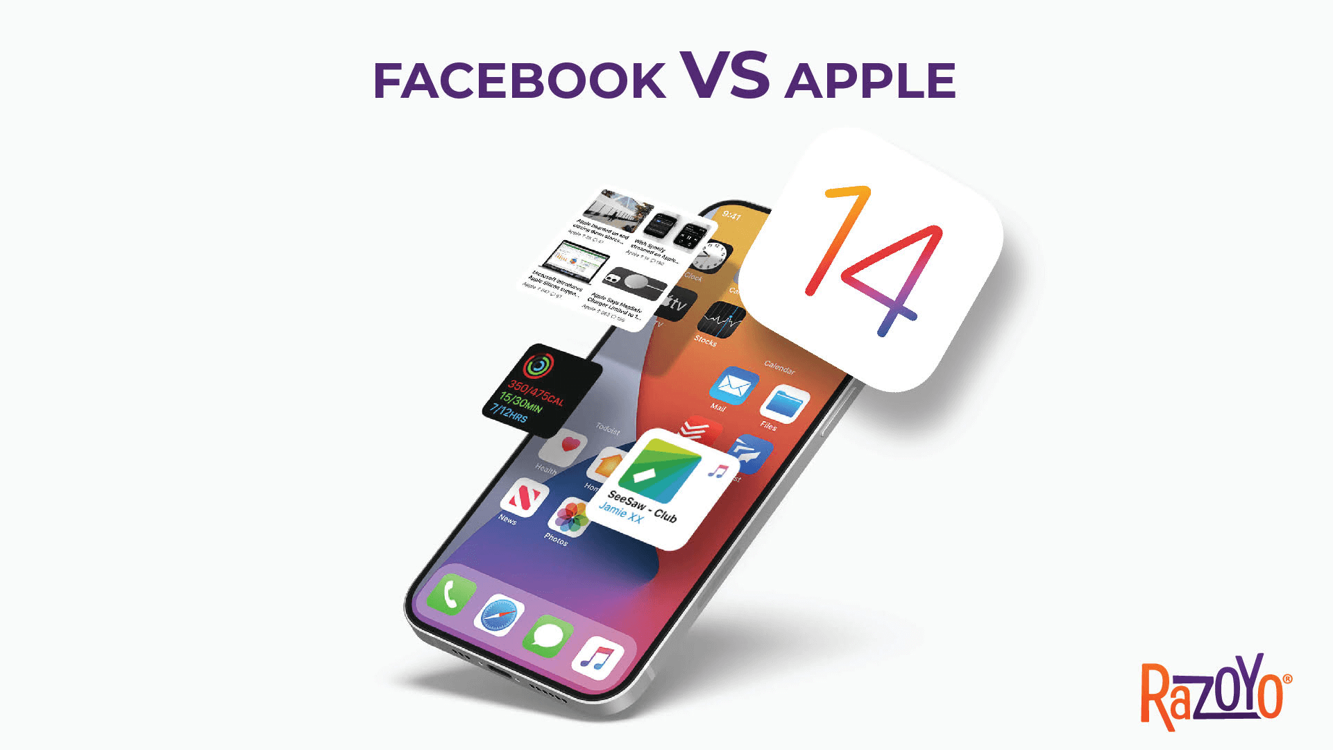 Apple vs Facebook Banner